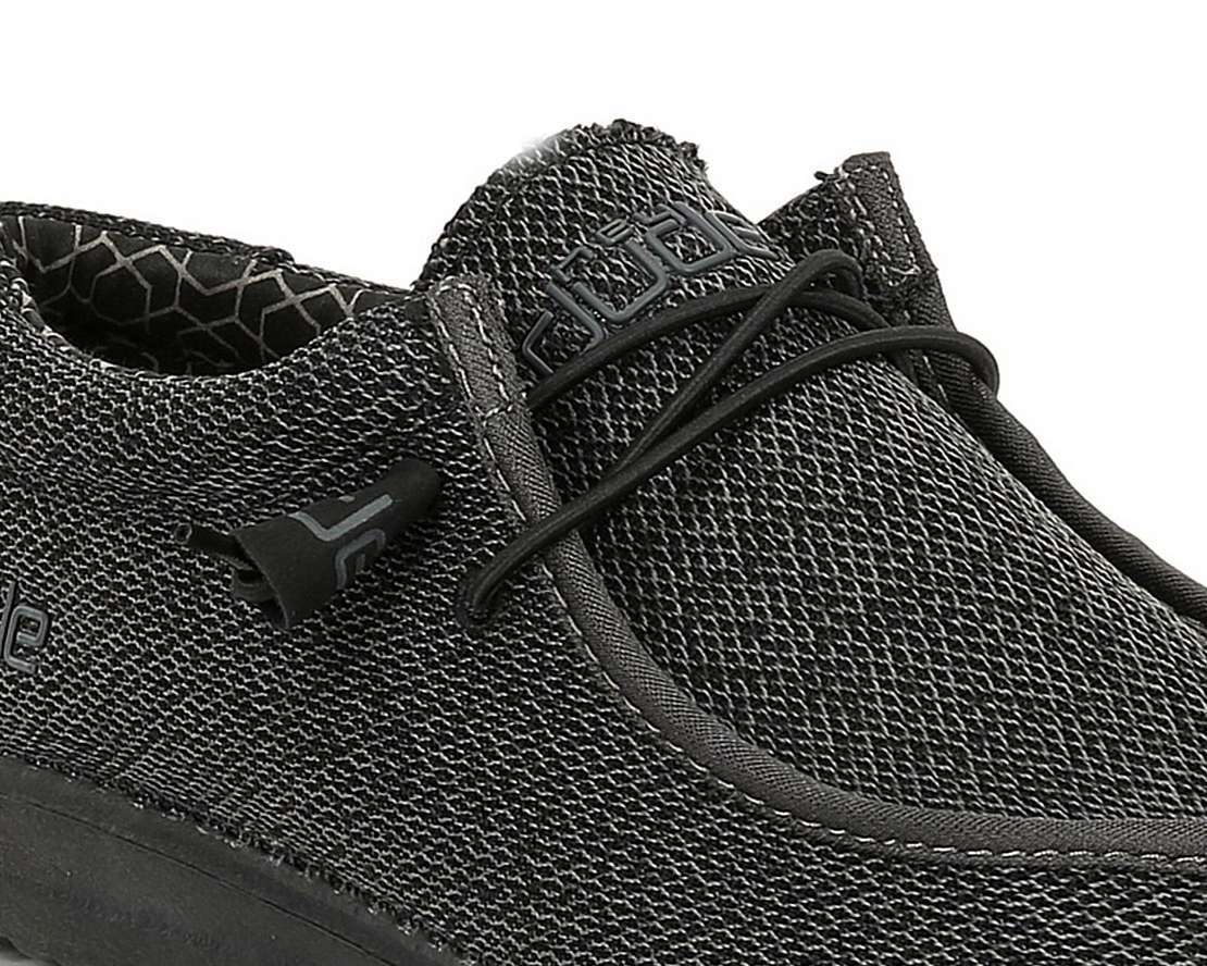 Hey Dude Men's Wally Sox Black Shoes