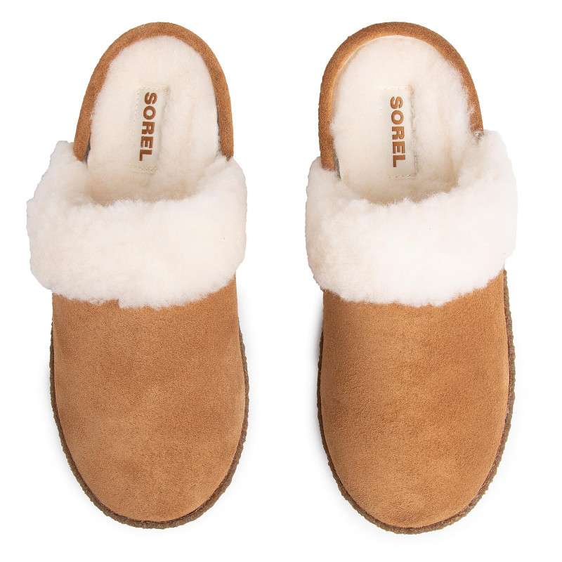 Sorel Women's Nakiska Slide II NL3655-224 Camel Brown, Natural