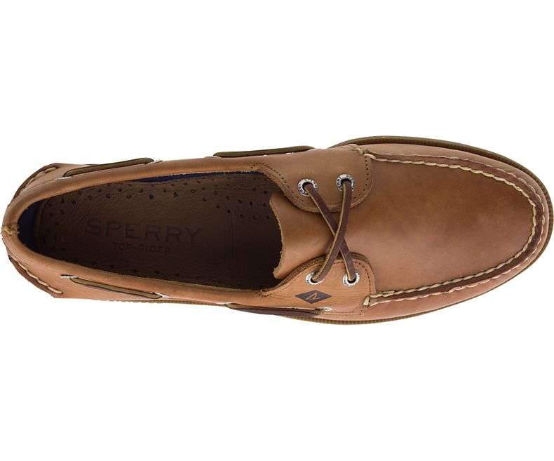 Sperry Men's Authentic Original Boat Shoe Sahara Leather 0197640