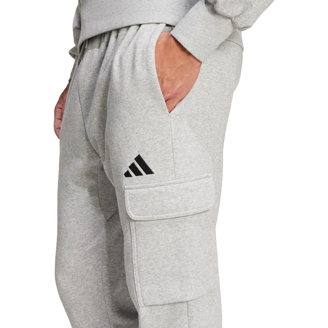 adidas Men's Essentials Feel Cozy Fleece Cargo Pants image 8