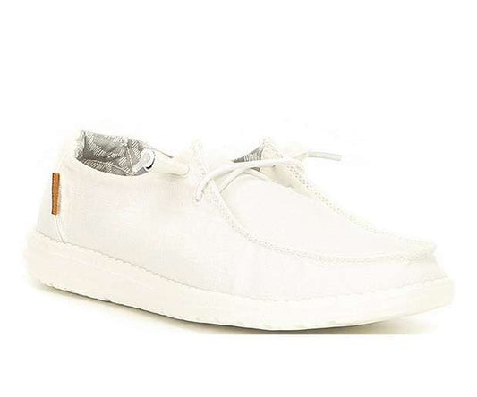 Hey Dude Women's Wendy Chambray White 12140123