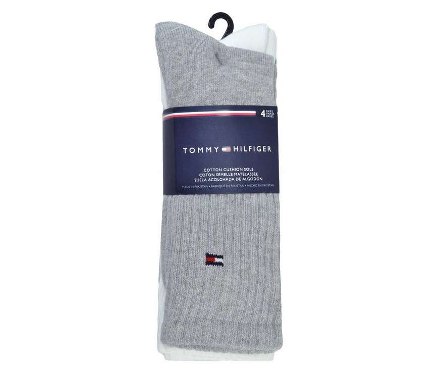 Tommy Hilfiger Men's Cotton Cushion Sole Socks 4 pack ATD383-99