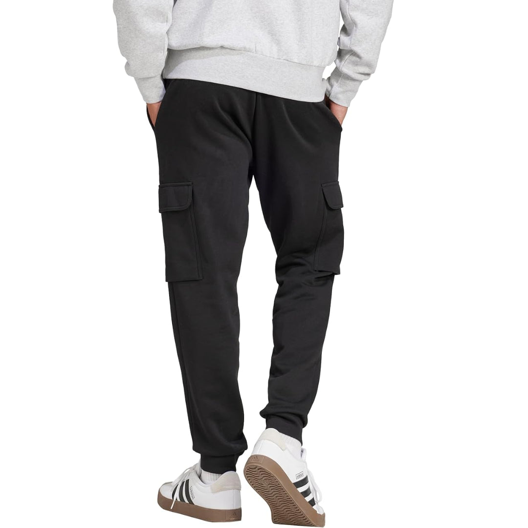 adidas Men's Essentials Feel Cozy Fleece Cargo Pants image 2