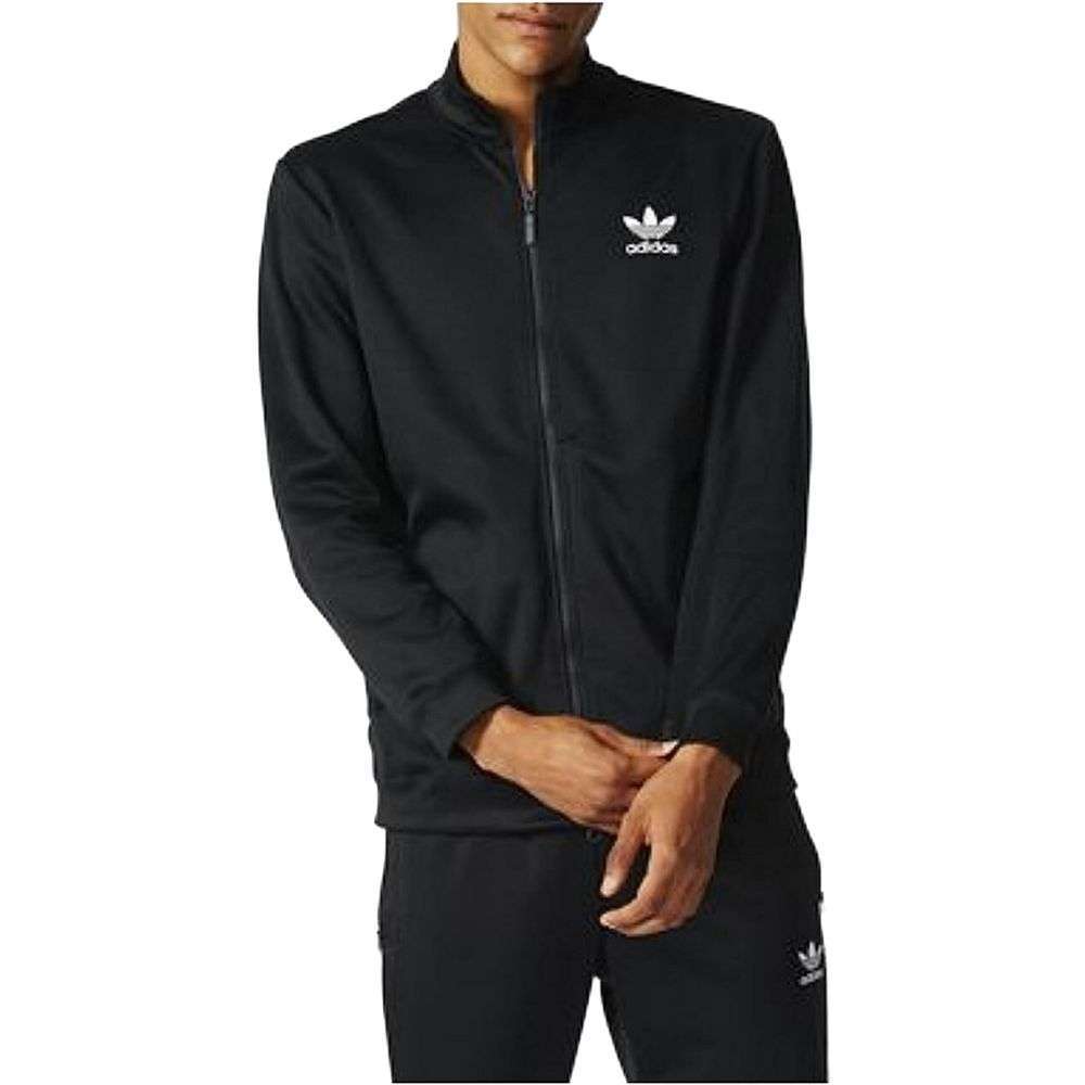 Fresh details make this men's track jacket stand out from the pack. Blurred oil-print lettering adds a new graphic look to an iconic adidas slogan on the back. An individual article code is placed under the left arm for added allure.