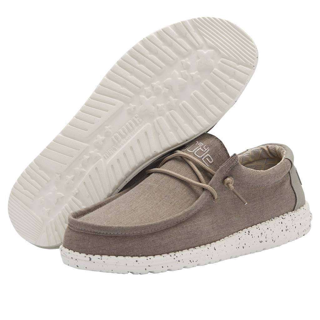 Hey Dude Men's Wally Chambray - Sepia Brown
