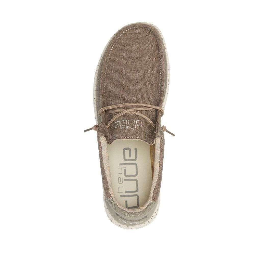 Hey Dude Men's Wally Chambray - Sepia Brown