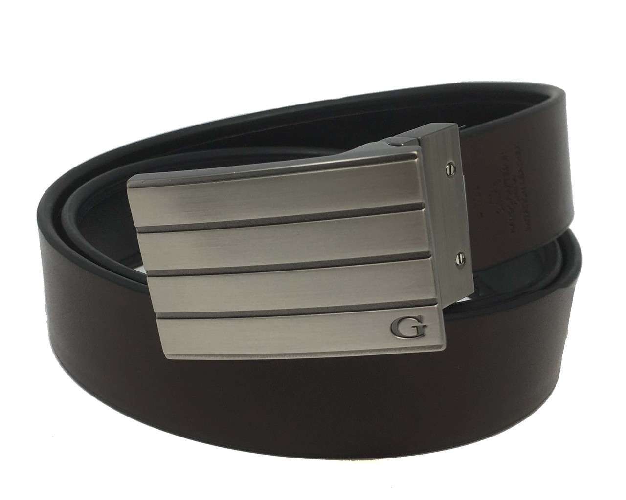 Guess Men's Reversible Belt #11GO02X004 Black/Brown