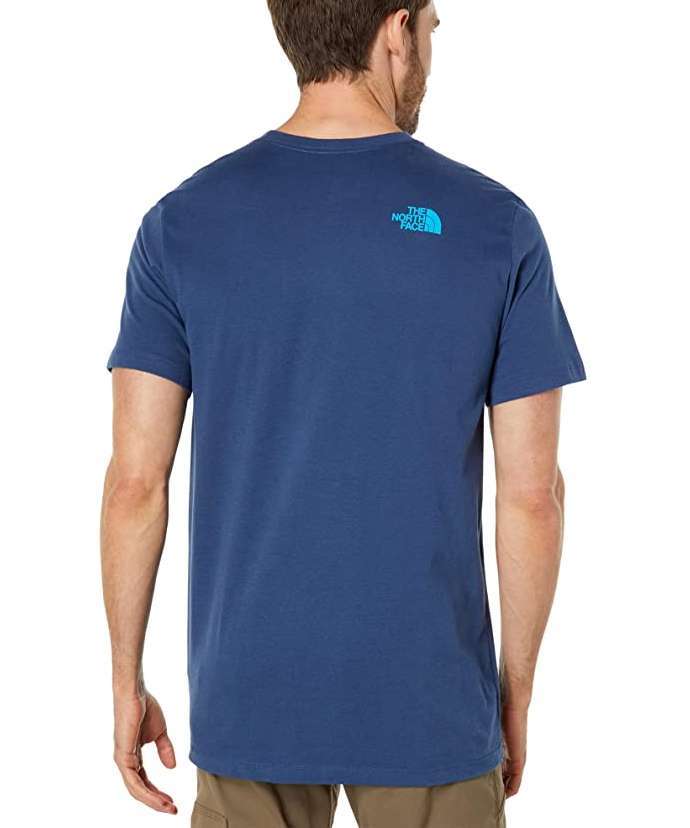 The North Face Men's GEO NSE T-Shirt - Shady Blue/Acoustic Blue NF0A7UOM83R