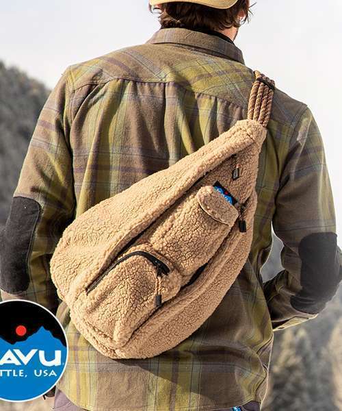 Kavu Rope Fleece Bag - KHAKI 9221-00