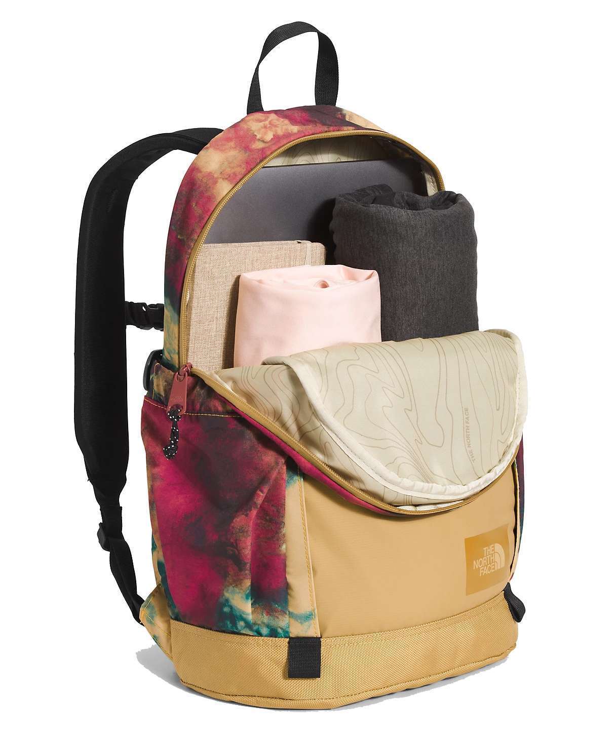 The North Face Mountain Large Daypack - Antelope Tan Ice Dye Print/Antelope Tan NF0A52UB94D