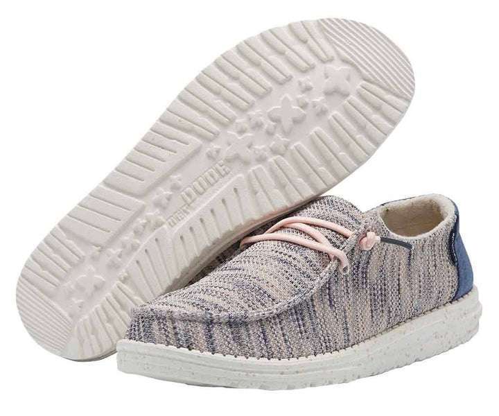 Hey Dude Women's Shoe Wendy Sox Blend 121925034 Light Pink