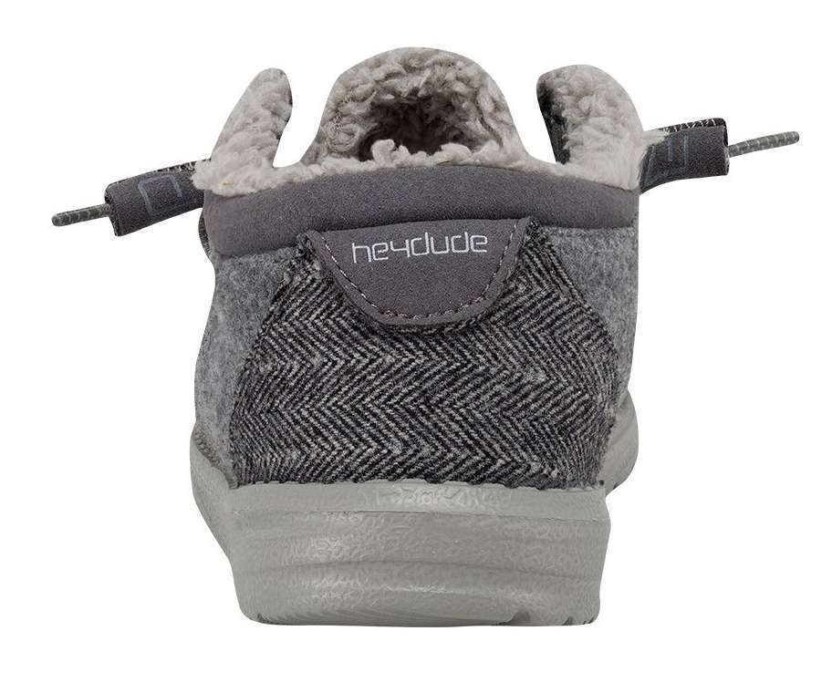HEY DUDE WOMEN'S CINDY FUR Grey 121983000