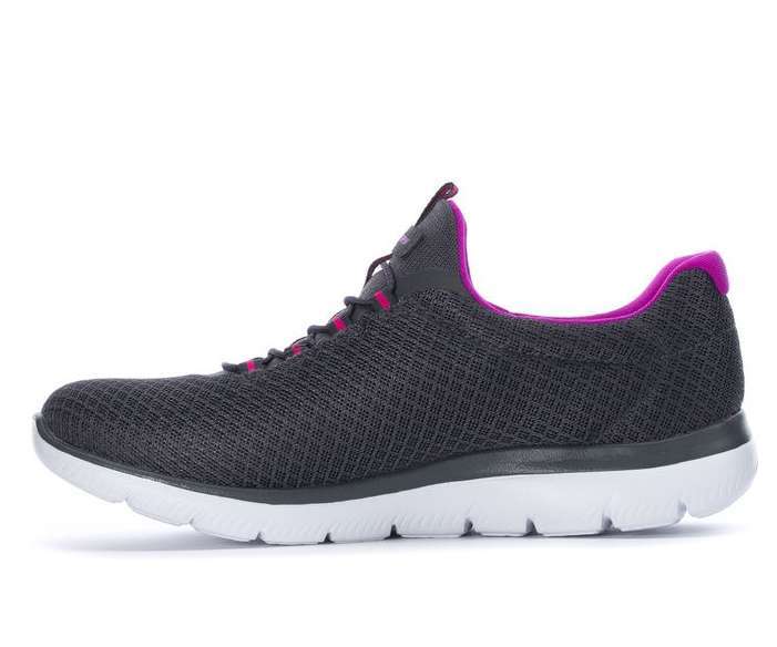 Skechers Women's Summits Bungee Slip On Shoes - Charcoal 12980W/CCPR