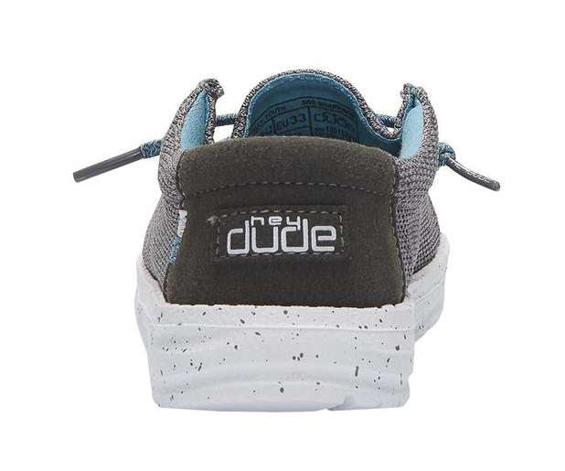 Hey Dude Youth Wally Youth Shoes 130133217 Sharkskin