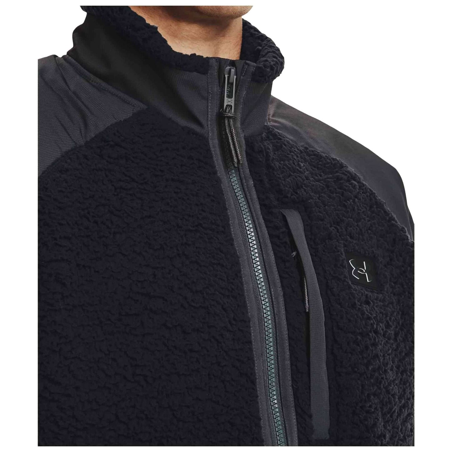 Under Armour Men's UA Legacy Sherpa Full-Zip - Black / Jet Gray