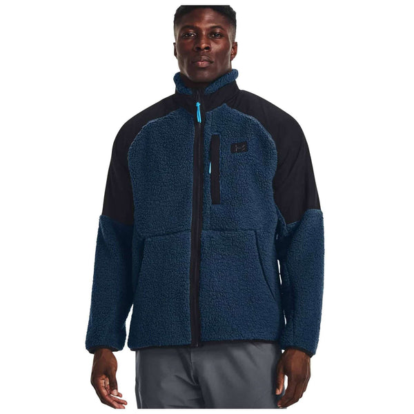 Under Armour Men's UA Legacy Sherpa Full-Zip - Petrol Blue / Black