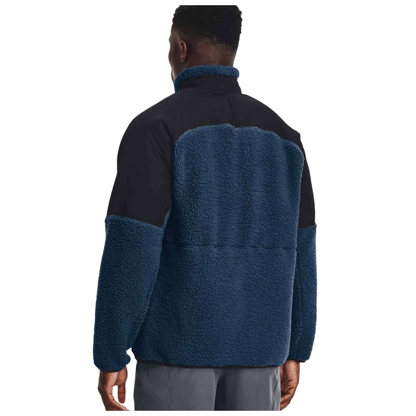 Under Armour Men's UA Legacy Sherpa Full-Zip - Petrol Blue / Black