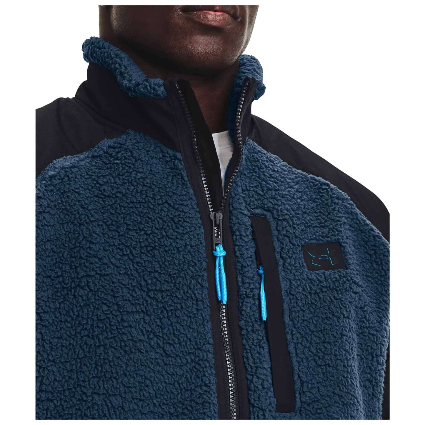 Under Armour Men's UA Legacy Sherpa Full-Zip - Petrol Blue / Black