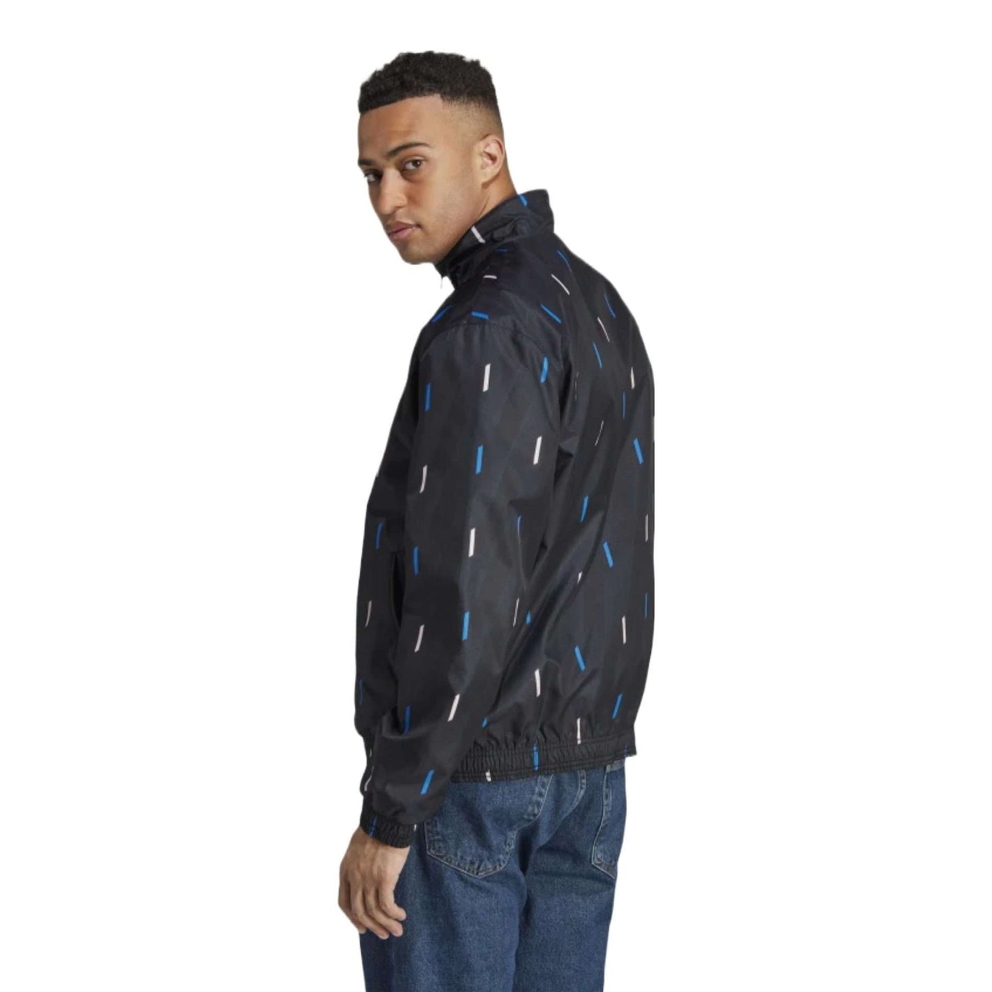 Adidas Manchester United Anthem Jacket with the team's logo on the front