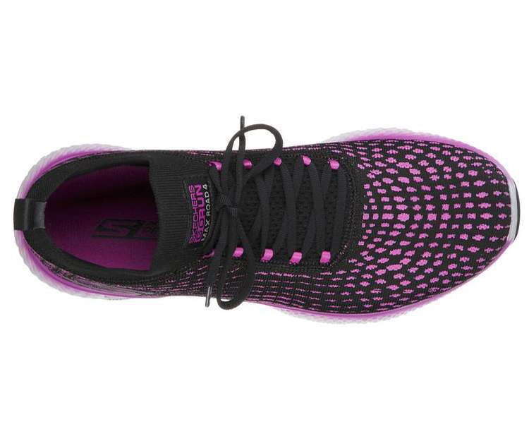 Skechers GOrun MaxRoad 4 Hyper Shoes - Black Purp 15223BKPR