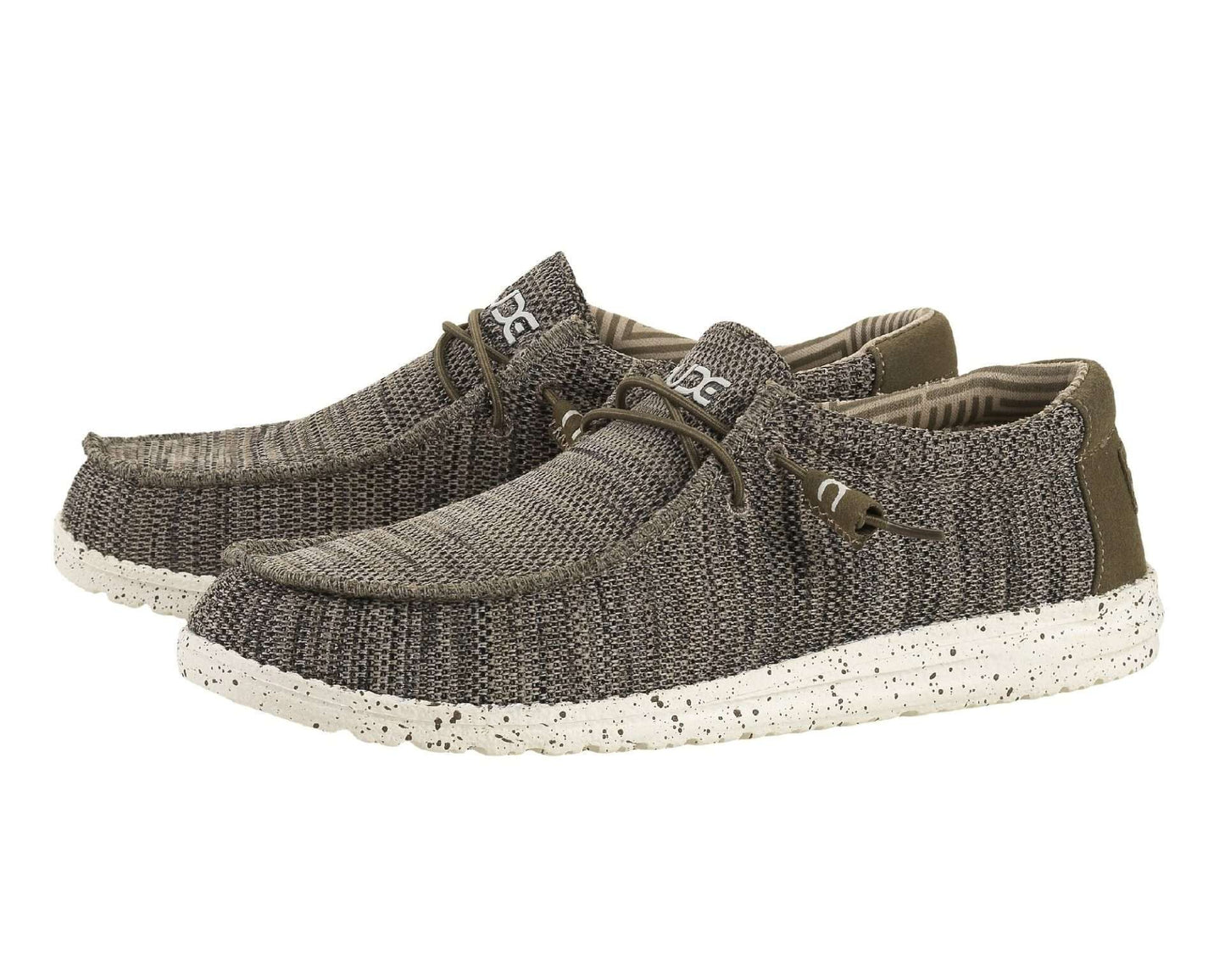 Hey Dude Men's Wally Sox Brown Shoes 110351500