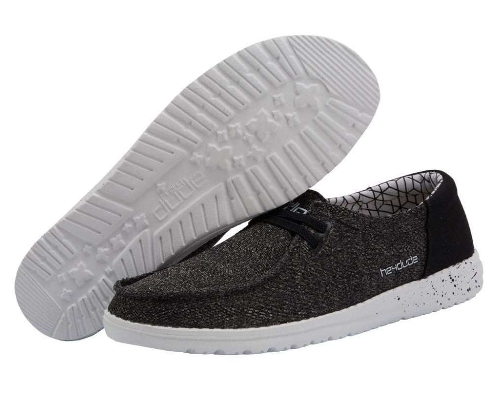 Hey Dude Wendy Sox Shoes - Micro Black