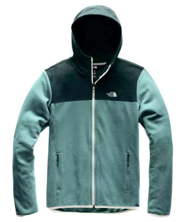 The North Face Women's TKA Glacier Full-Zip Hoodie Trellis Green