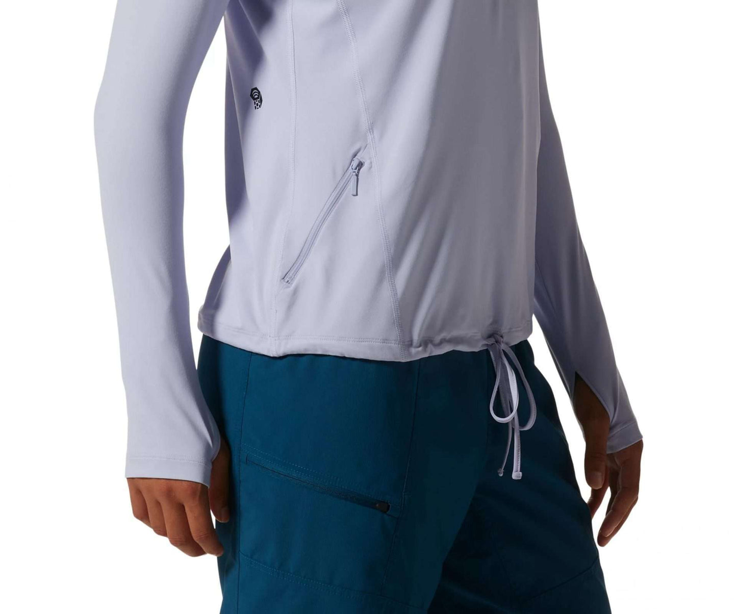 Mountain Hard Wear women's crater lack long sleeve hoody, 1829681-525, Vinca