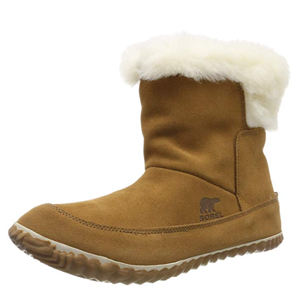 Sorel Women's Out 'N About Slipper Booties (Elk/Natural)