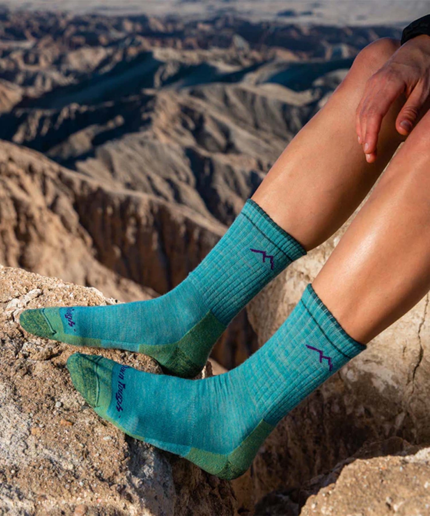 Darn Tough Women's Hiker Micro Crew Midweight Hiking Sock - Taupe