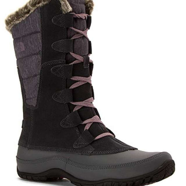 The North Face WOMEN'S NUPTSE PURNA II WINTER BOOTS (Iron Gate Grey/Quail Grey)