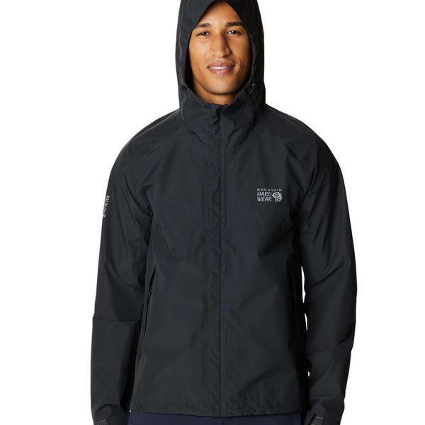 Mountain Hardwear Men's Exposure/2 Gore-Tex Paclite Jacket 1929851-352 Black Spruce
