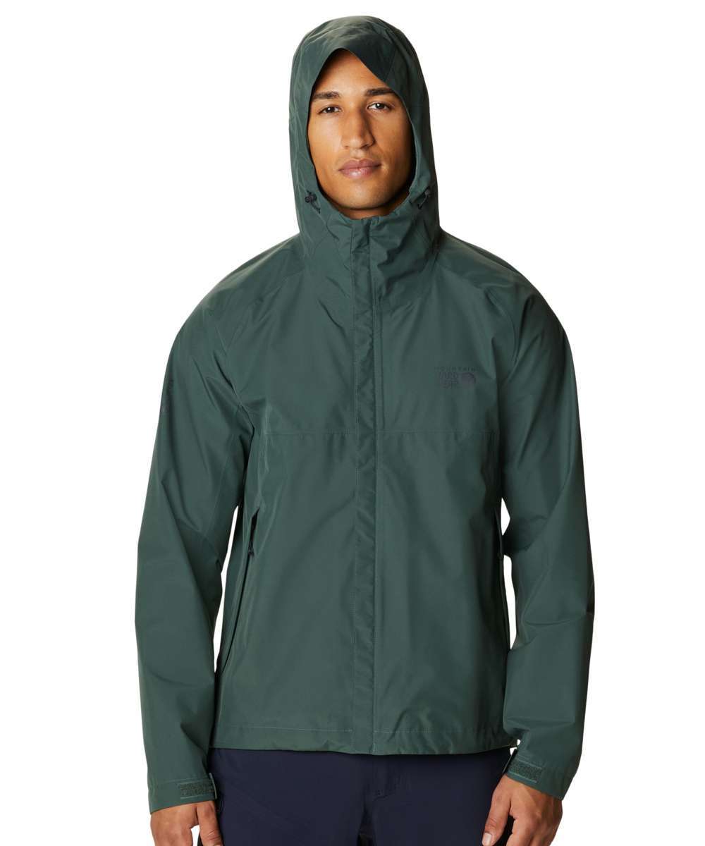 Mountain Hardwear Men's Exposure/2 Gore-Tex Paclite Jacket 1929851-352 Black Spruce
