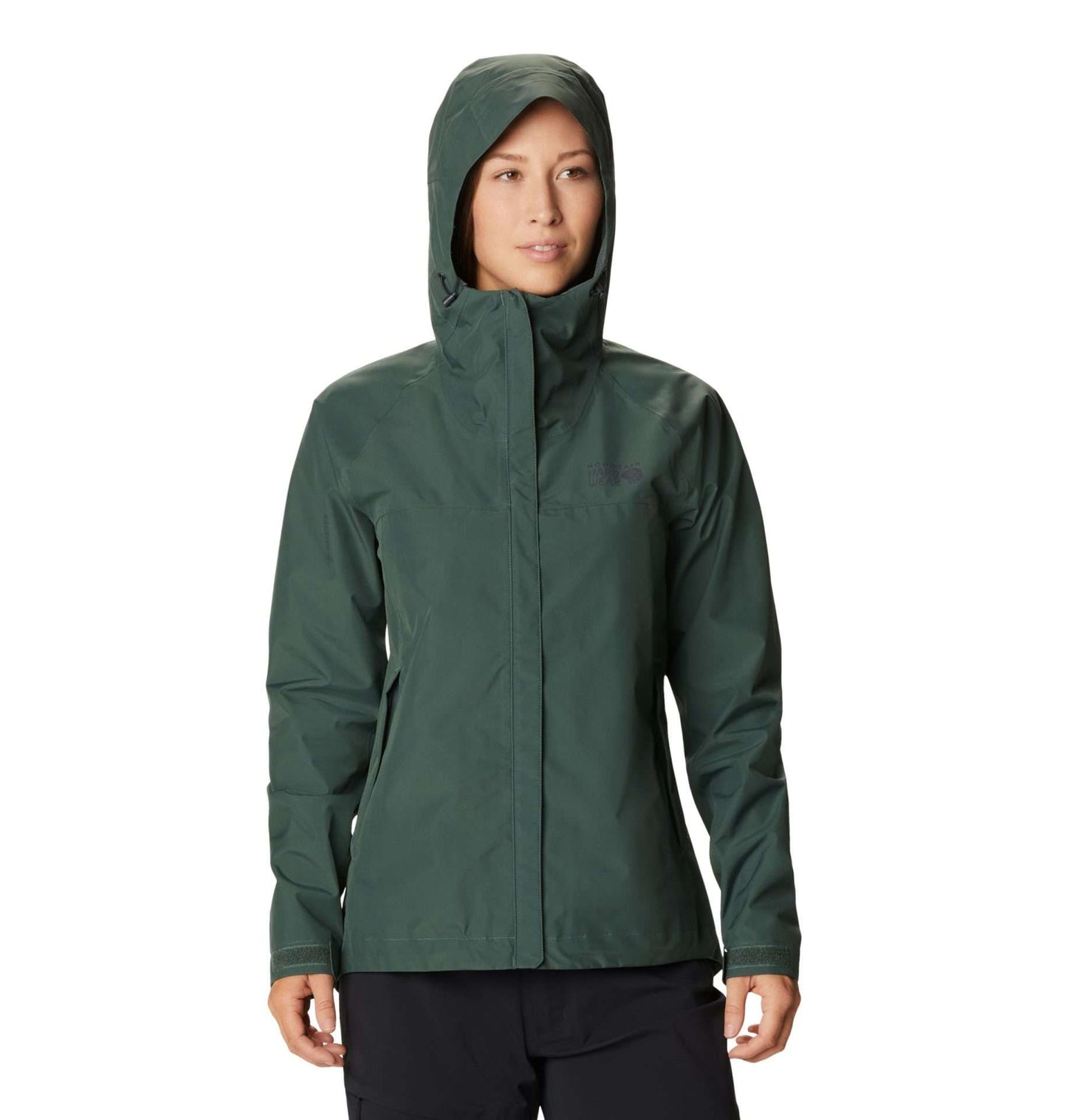 Mountain Hardwear Women's Exposure/2 Gore-Tex Paclite Jacket 1929901 352 Black Spruce