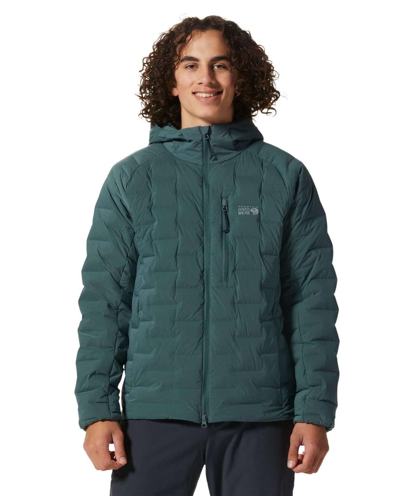 MOUNTAIN HARDWEAR Men's Stretchdown Hoody 1942911-004 Dark Storm Heather