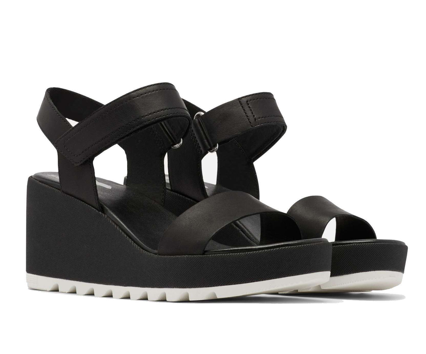 Sorel Women’s CAMERON WEDGE SANDAL NL4018-010 Black