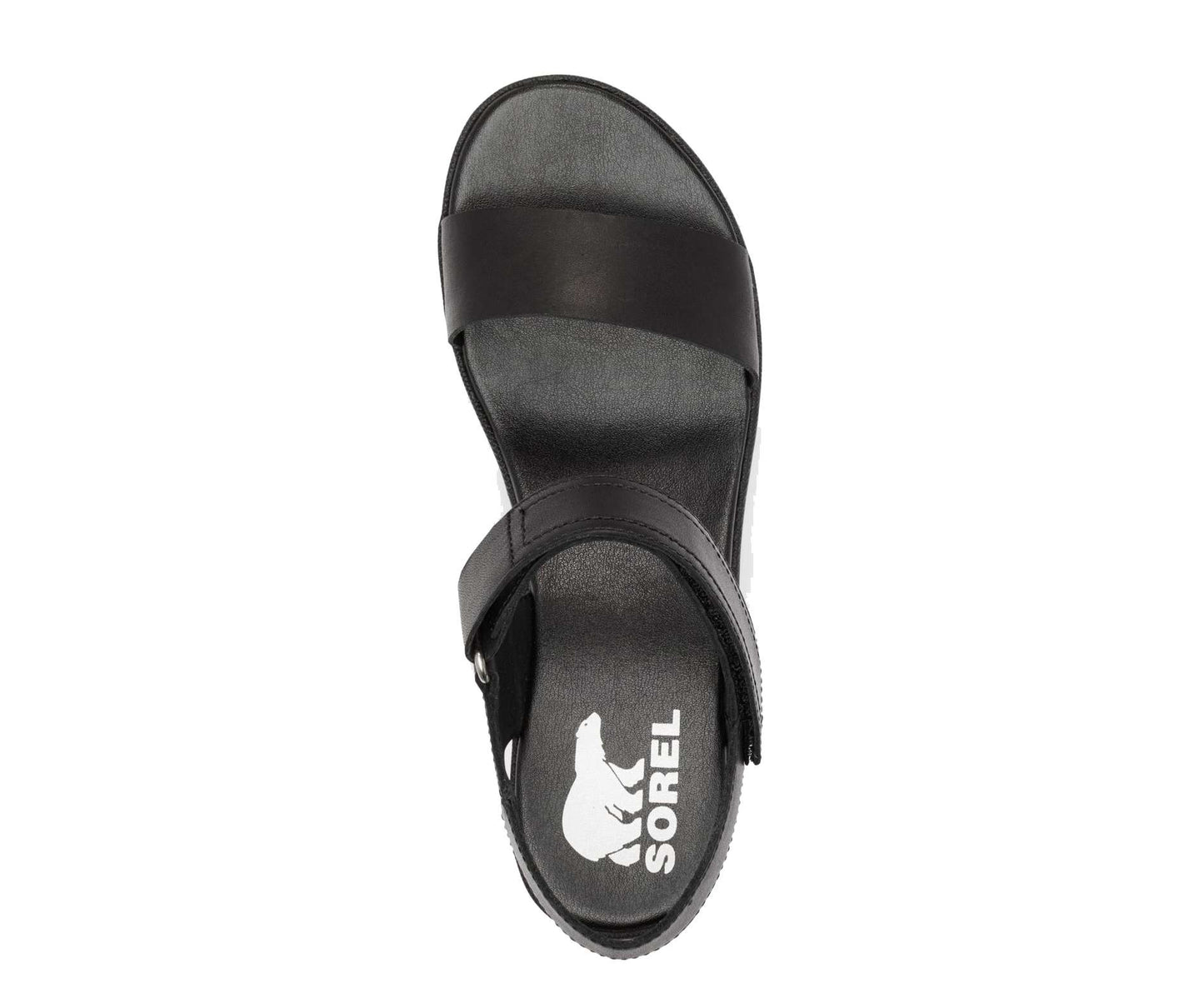 Sorel Women’s CAMERON WEDGE SANDAL NL4018-010 Black