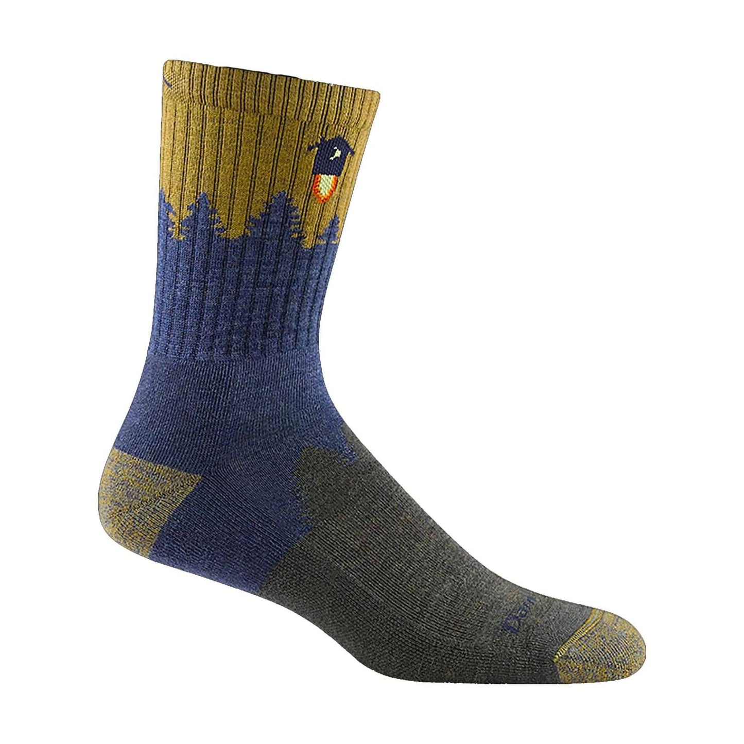 Darn tough Men's Number 2 Micro Crew Midweight Hiking Sock- Denim