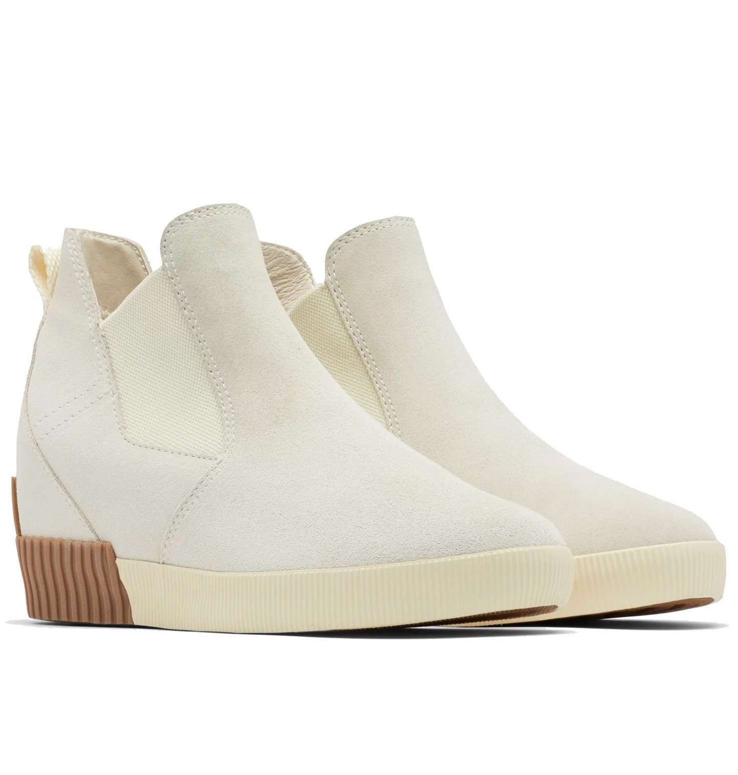 Sorel Women's Out N About Slip-On Wedge NL4702-191 Chalk, White