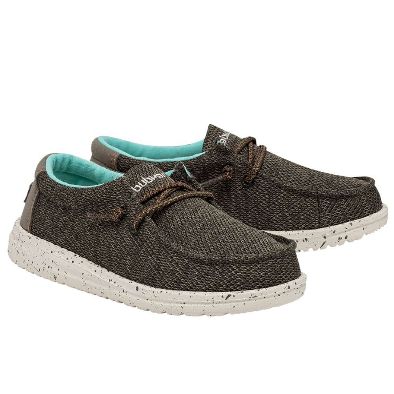 Hey Dude Wally Youth Sox Shoes - Musk