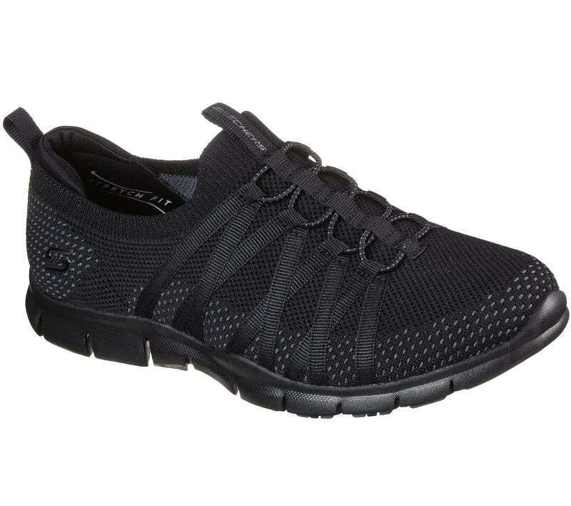 Skechers Gratis Chic Newness - Black 104152