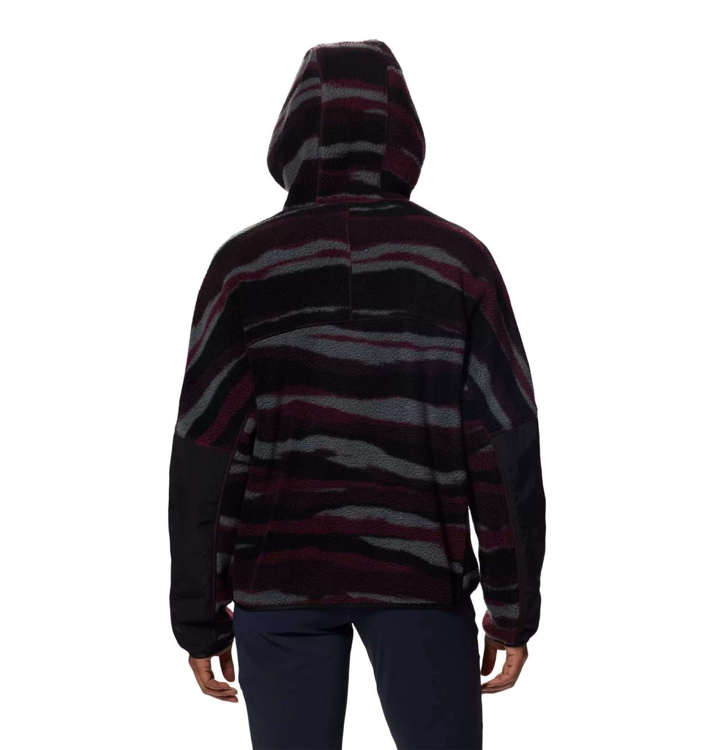 Mountain Hardwear Women's HiCamp™ Fleece Full Zip Hoody - Cocoa Red Landscape Print 2002601604