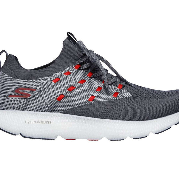 Skechers Men's Go Run 7 Running Shoes - Charcoal Red 55219CCRD