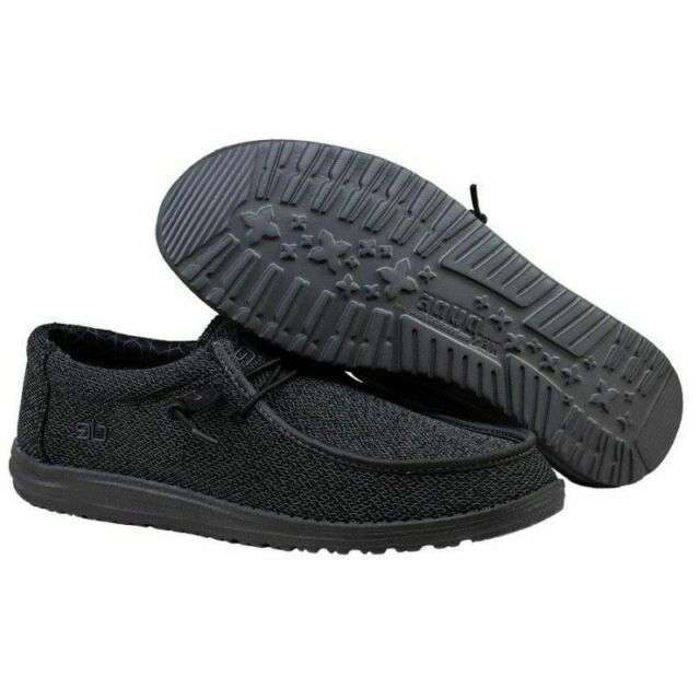 Hey Dude Men's Wally L Sox Shoes - Black