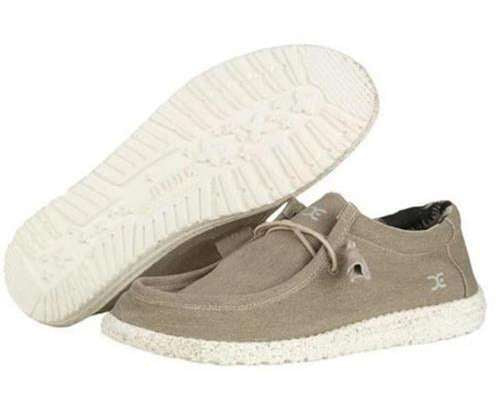 Hey Dude Men's Wally Stretch Shoes - Beige