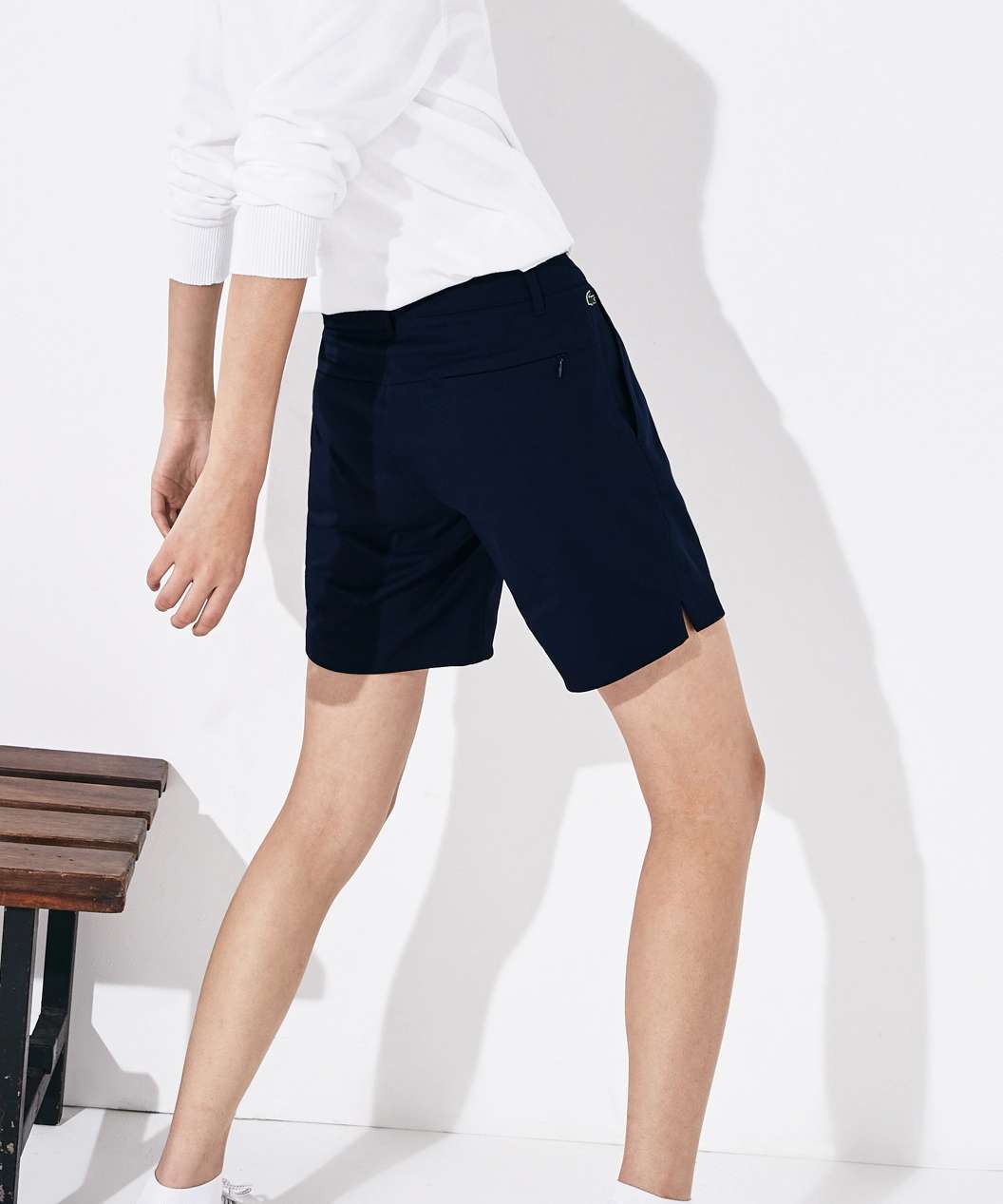 Lacoste Women’s SPORT Gabardine Bermuda Shorts (FF3443-51-423)