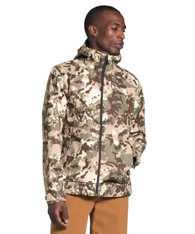 The North Face Men's Millerton Jacket (Burnt Olive Green Digi Topo Print)