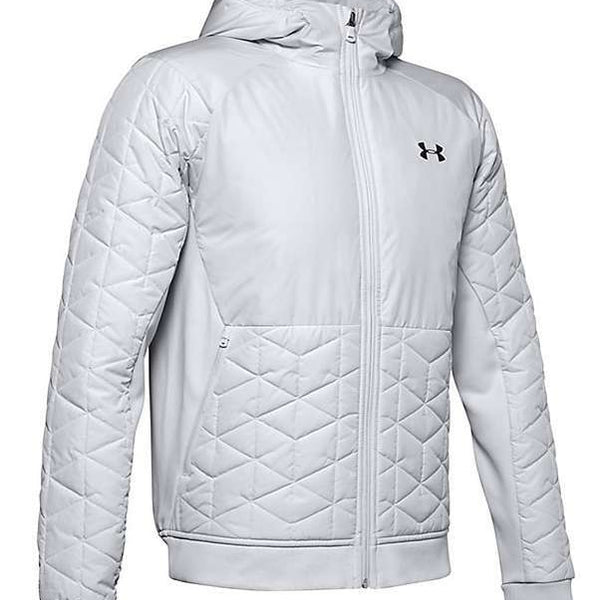 Under Armour Men's Coldgear Reactor Performance Hybrid Jacket (Halo Grey/Black)