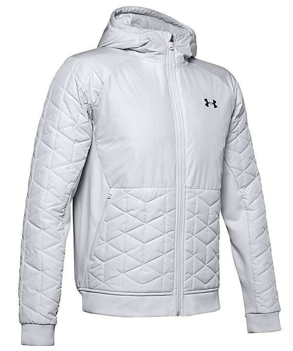 Under Armour Men's Coldgear Reactor Performance Hybrid Jacket (Halo Grey/Black)