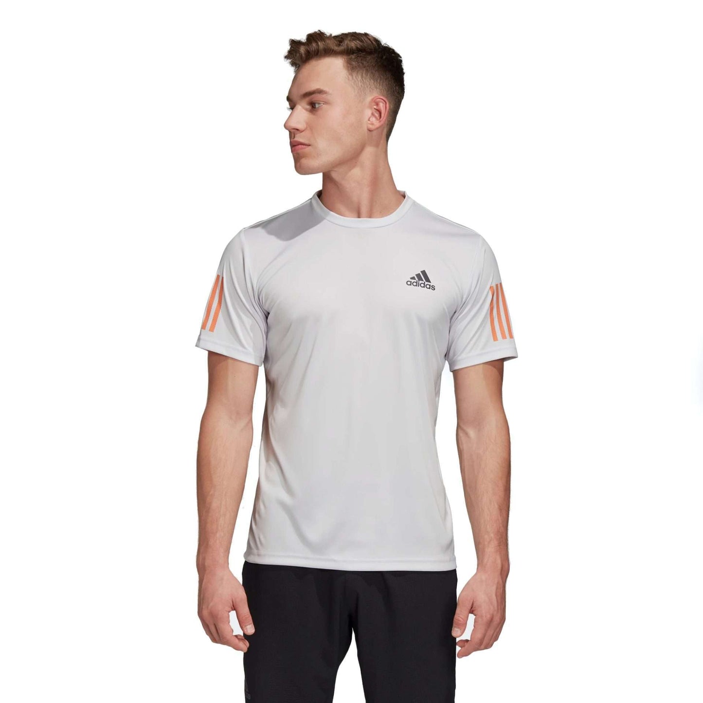 adidas Men's Tennis Club 3 Stripes T-Shirt